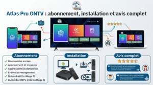 interface application Atlas Pro ONTV streaming TV
