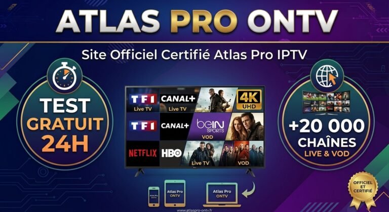 Atlas Pro ONTV site officiel IPTV France